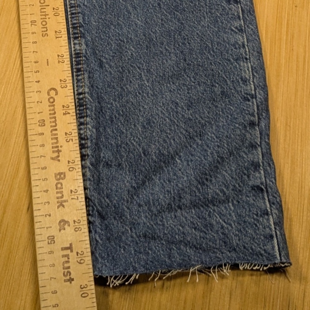 Gianni Bini Women's Size‎ 29 Blue Denim High Rise Straight Leg Mom Jeans Classic - Picture 5 of 7